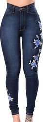 High Waist Slim Fit  Skinny Pencil Denim Jeans230921