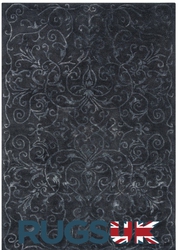 Victoria Rug by Asiatic Carpets in Midnight Colour