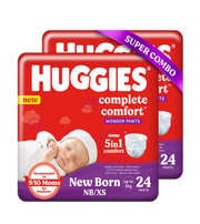 Huggies Complete Comfort Wonder Extra Small Baby Diapers Pants
