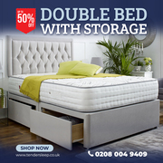 Divan Bed with Mattress | Storage | Headboard