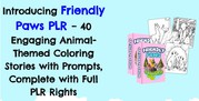 Friendly Paws: Tales to Color (PLR) Review