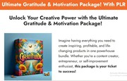 PLR - Ultimate Gratitude & Motivation Package Review