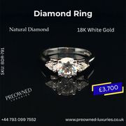 Buy Certified Preowned Diamond Ring Online in London at Best Price