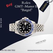 ⌚ Buy Rolex GMT-Master II “Batgirl” – Stainless Steel 40mm | Pre-Owned