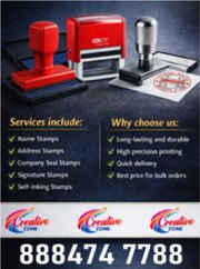 AD TITLE / HEADING Rubber Stamp Rs. 350/- | Immediately Delivery | Cre