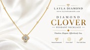 Exquisite Diamond Clover Pendant: Modern Luxury & Charm