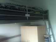 Ikea Loft Bed Single Metal Frame  